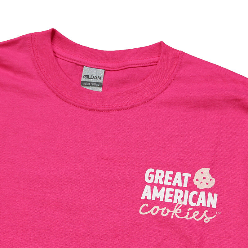 GAC Sweet Cookie Life Tee - Heliconia