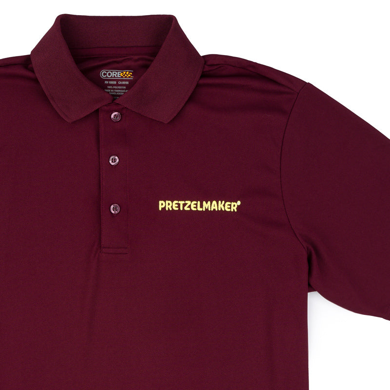 Pretzelmaker Core Polo - Burgundy