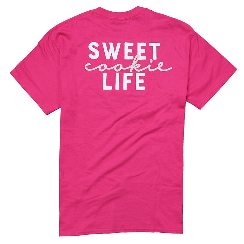 GAC Sweet Cookie Life Tee - Heliconia