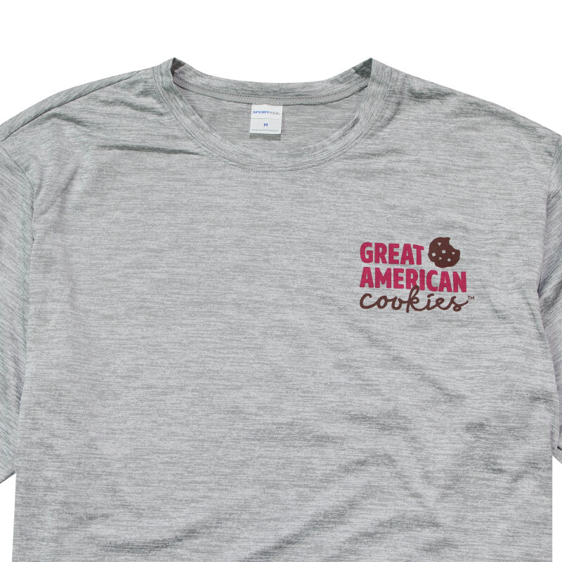 GAC Fresh Baked Cookies Performance Tee - Silver Electric