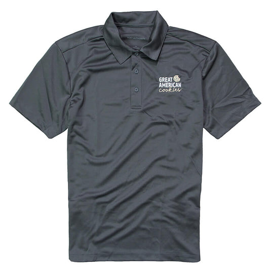 GAC Men's Performance Polo - Steel Grey