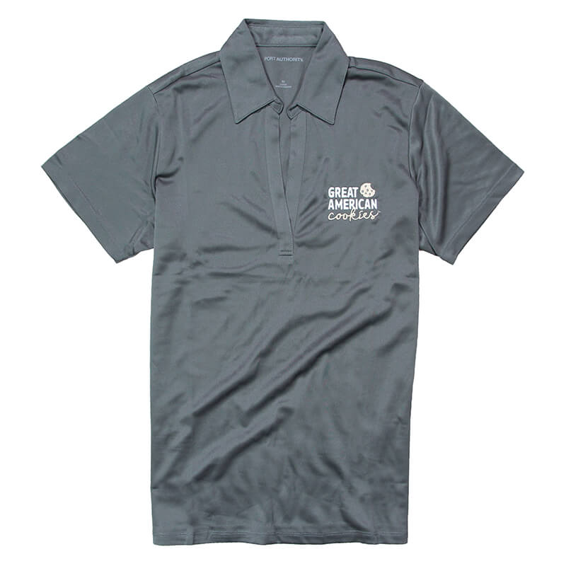 GAC Women's Performance Polo - Steel Grey