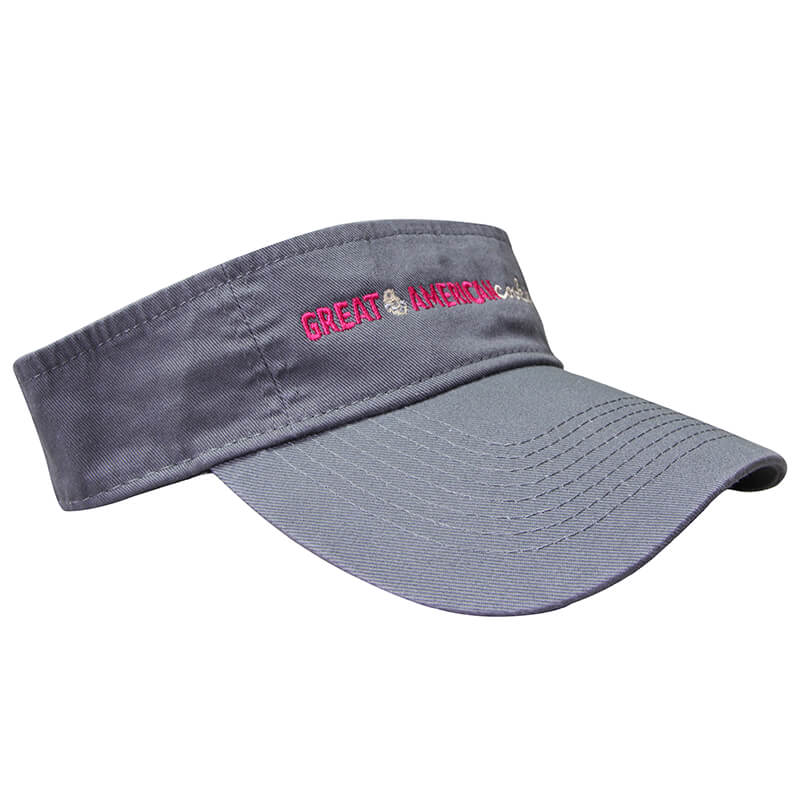 GAC Logo Visor - Charcoal