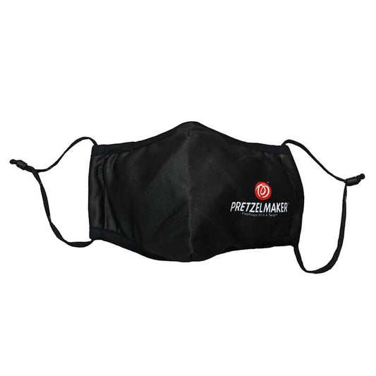 Pretzelmaker Sublimated Face Mask - Black - CLEARANCE